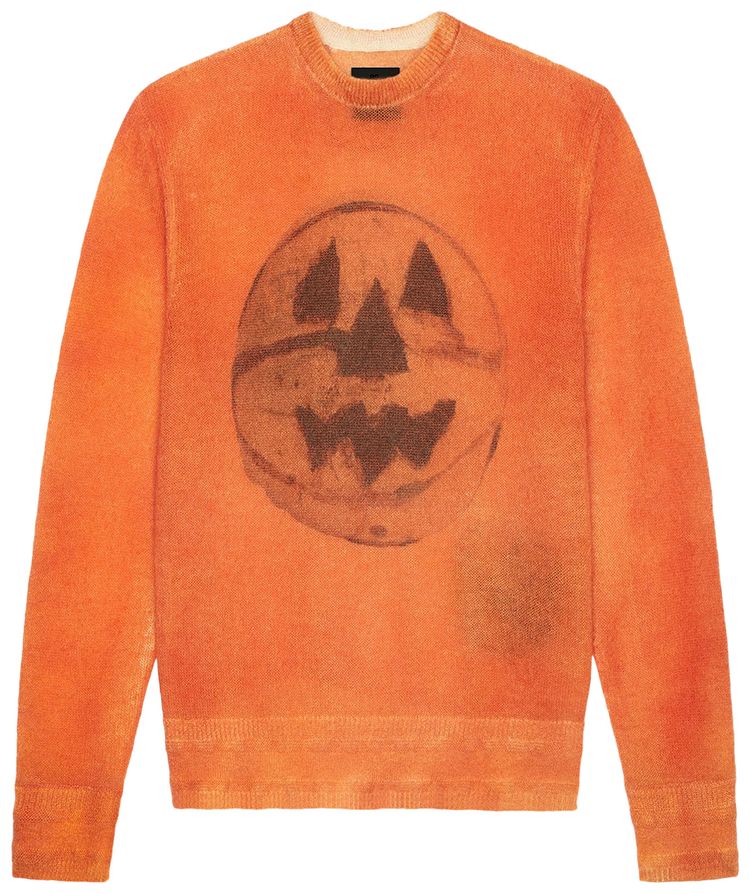 Givenchy Sweater With Ceramics Print Orange