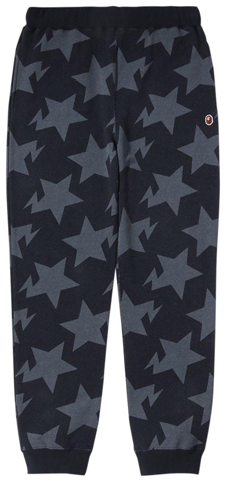 BAPE Sta Pattern Sweat Pants Black