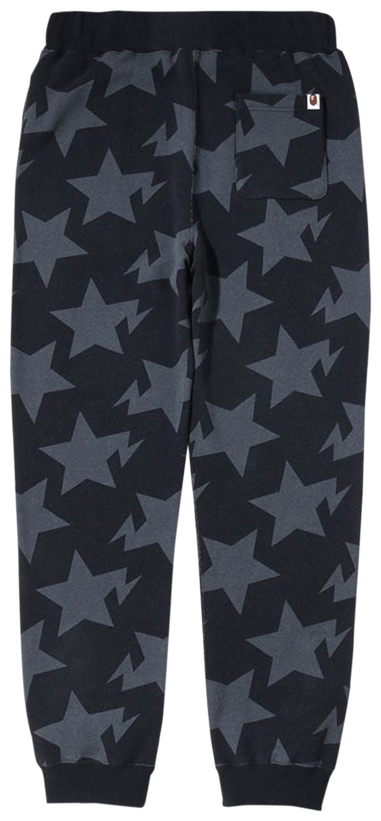BAPE Sta Pattern Sweat Pants Black