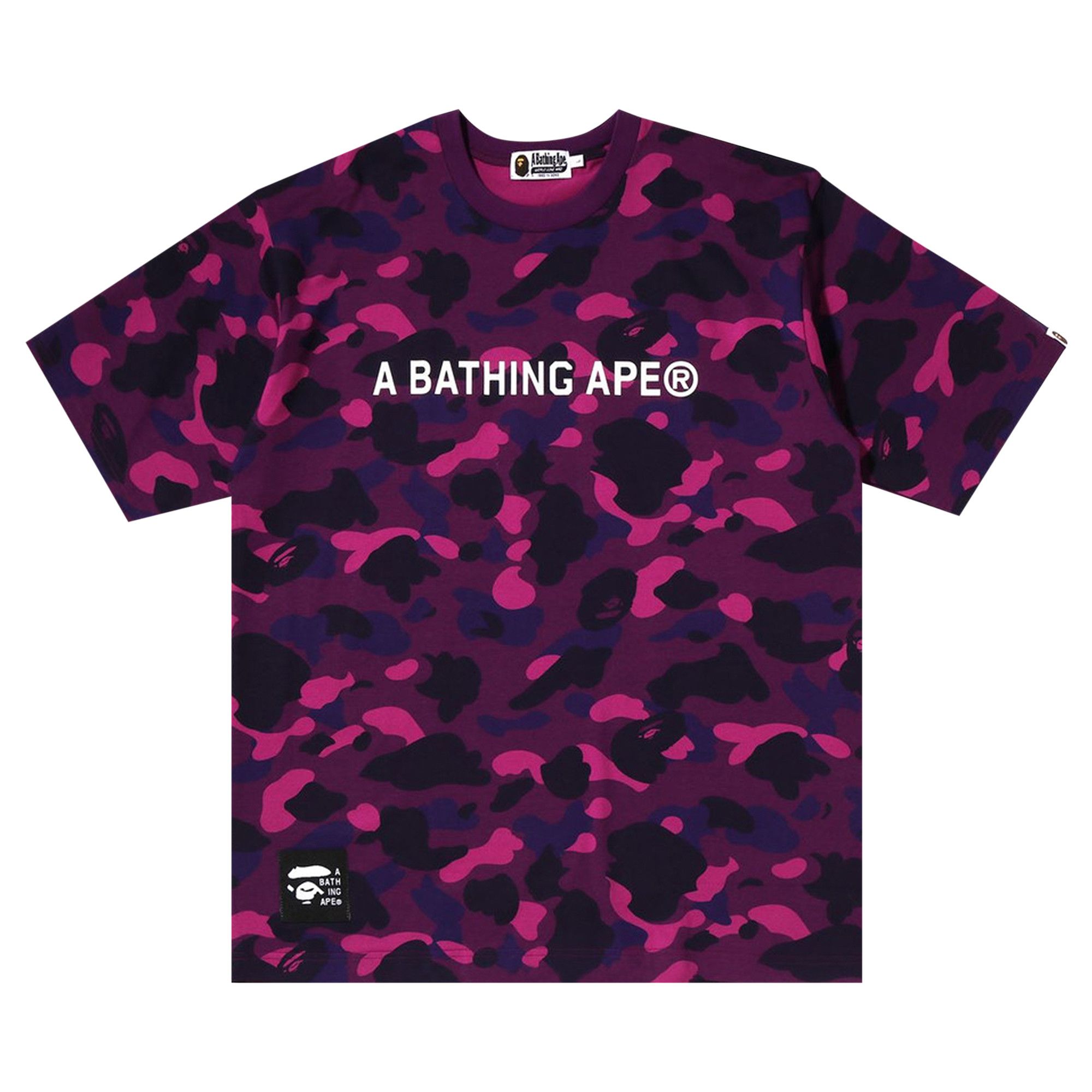 Size xxl BAPE Color Camo Shark Tee Purple