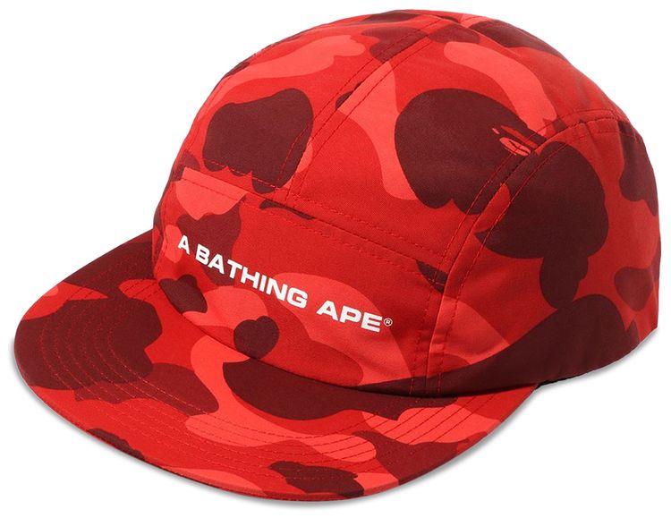 BAPE Color Camo Jet Cap Red