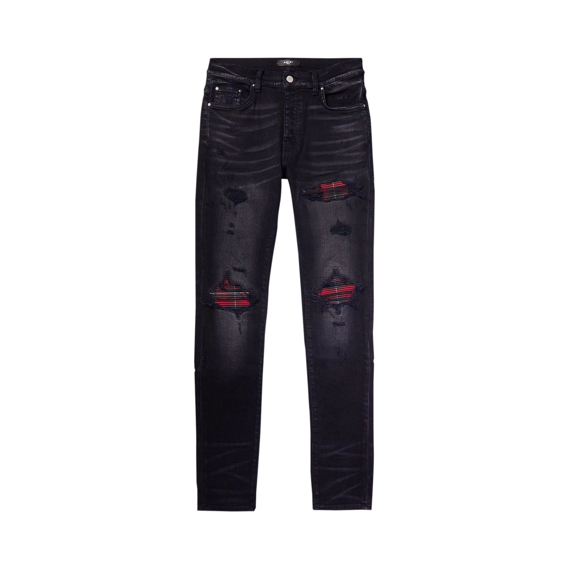 Amiri jeans red new arrivals