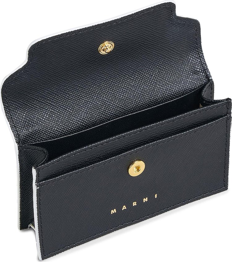 Marni Studded Card Case Black