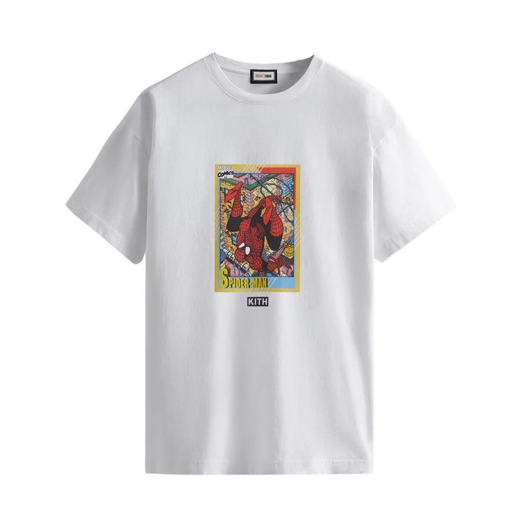 Kith For Spider Man Hero Vintage Tee White