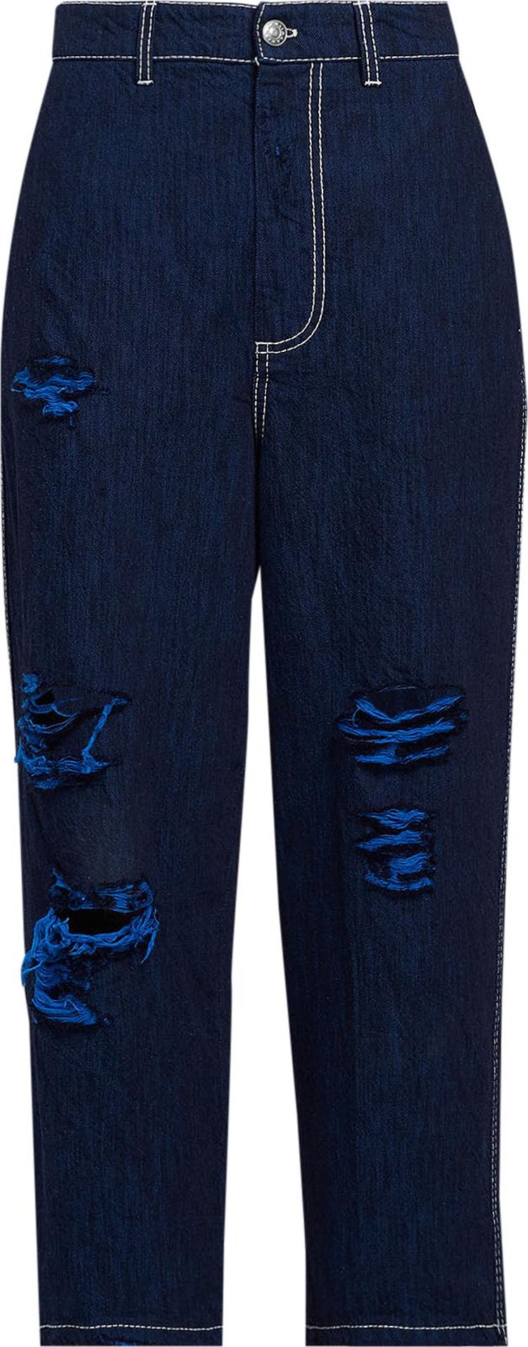 Marni Cropped Jeans 'Iris Blue'