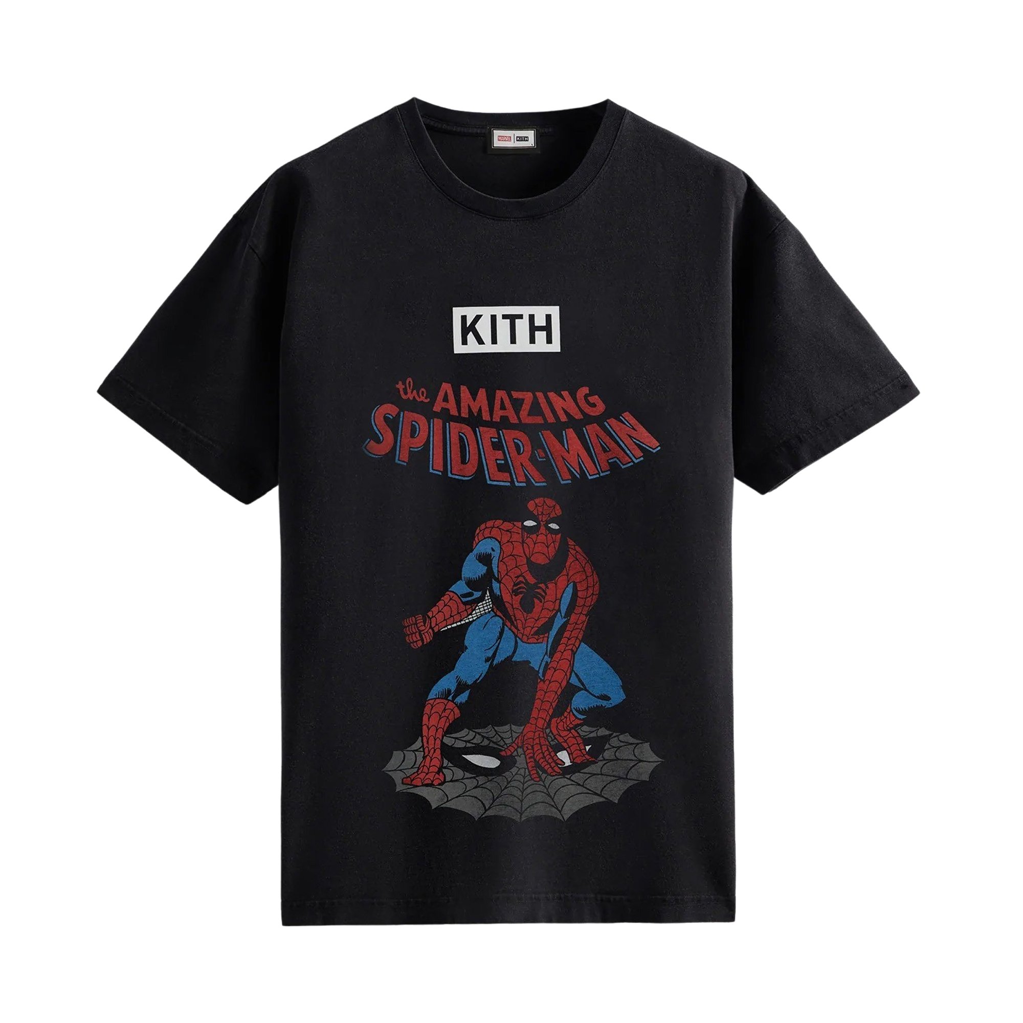 Kith For Spider-Man Allies Vintage Tee 'Black'