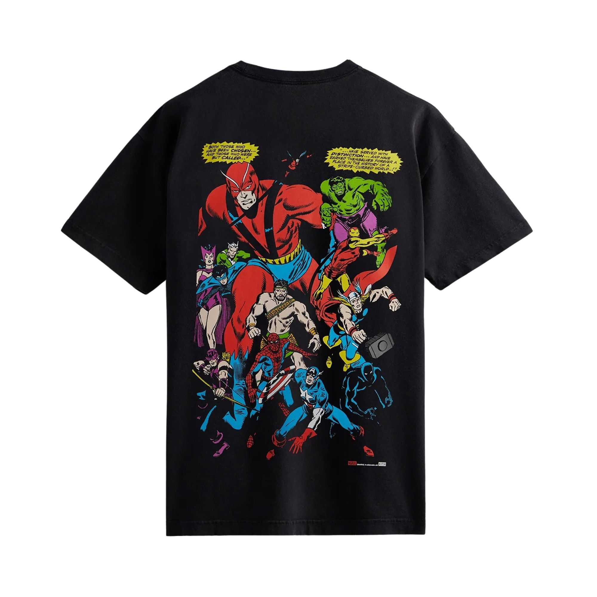 Buy Kith For Spider-Man Allies Vintage Tee 'Black