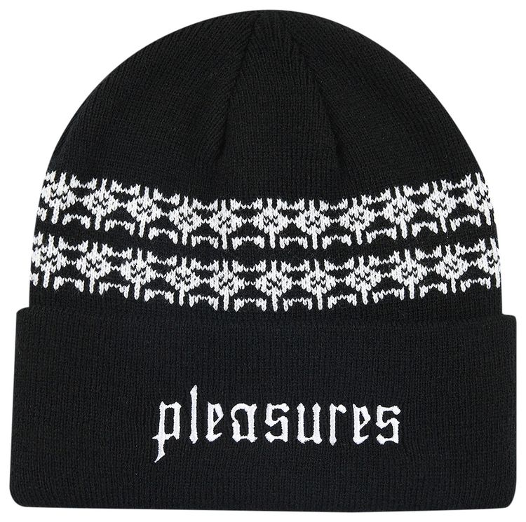 Pleasures Wire Jacquard Beanie Black