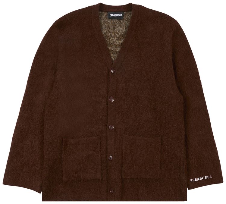 Pleasures Juicy Cardigan Brown