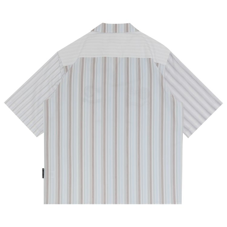 Marine Serre Household Linens Bowling Shirt White