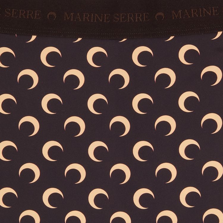 Marine Serre Recycled Fuseaux Moon Leggings All Over Moon Brown