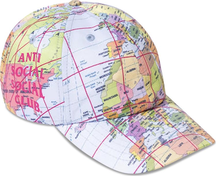 Anti Social Social Club Current Location Hat Multicolor