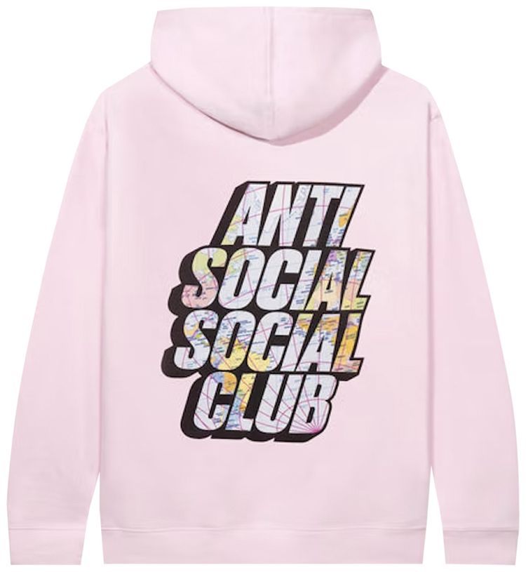 Anti Social Social Club Drop A Pin Hoodie Black