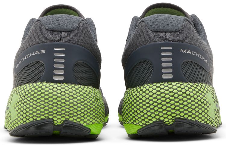 Under Armour HOVR Machina 2 Pitch Grey Hyper Green