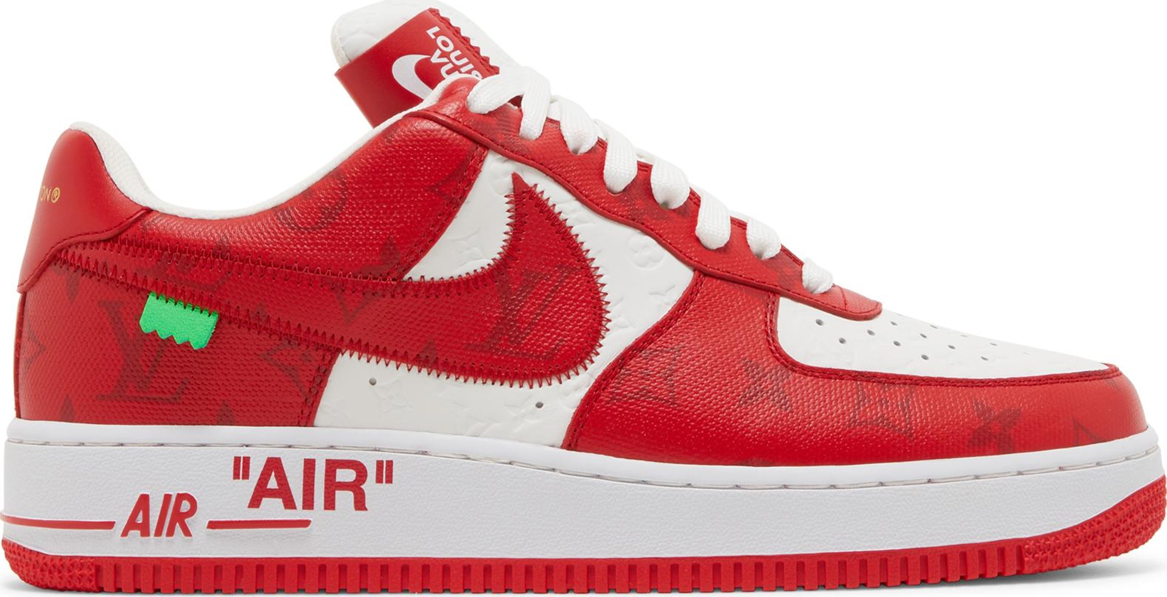 Buy Louis Vuitton x Air Force 1 Low 'White Comet Red' - 1A9V WHITE RED ...