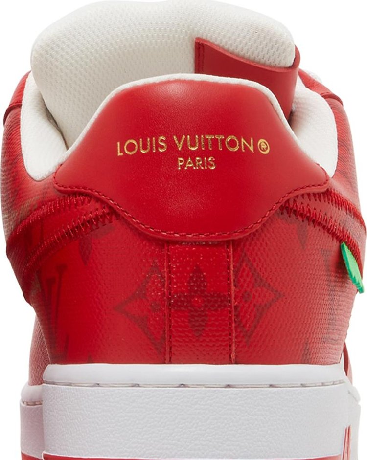 Louis Vuitton x Air Force 1 Low White Comet Red