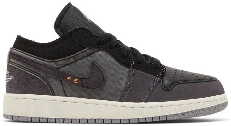 Air Jordan 1 Low SE Craft GS Inside Out   Black