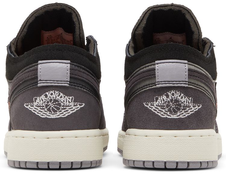 Air Jordan 1 Low SE Craft GS Inside Out   Black