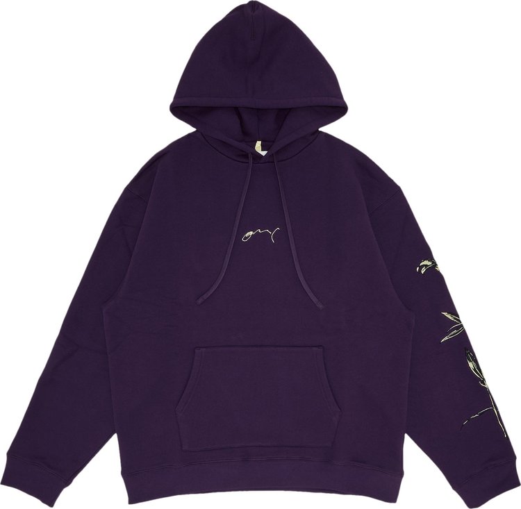 OAMC Knitted Lilum Hoodie 'Aubergine'