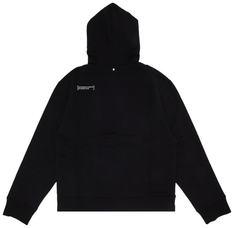 OAMC Knitted Ethos Hoodie Black