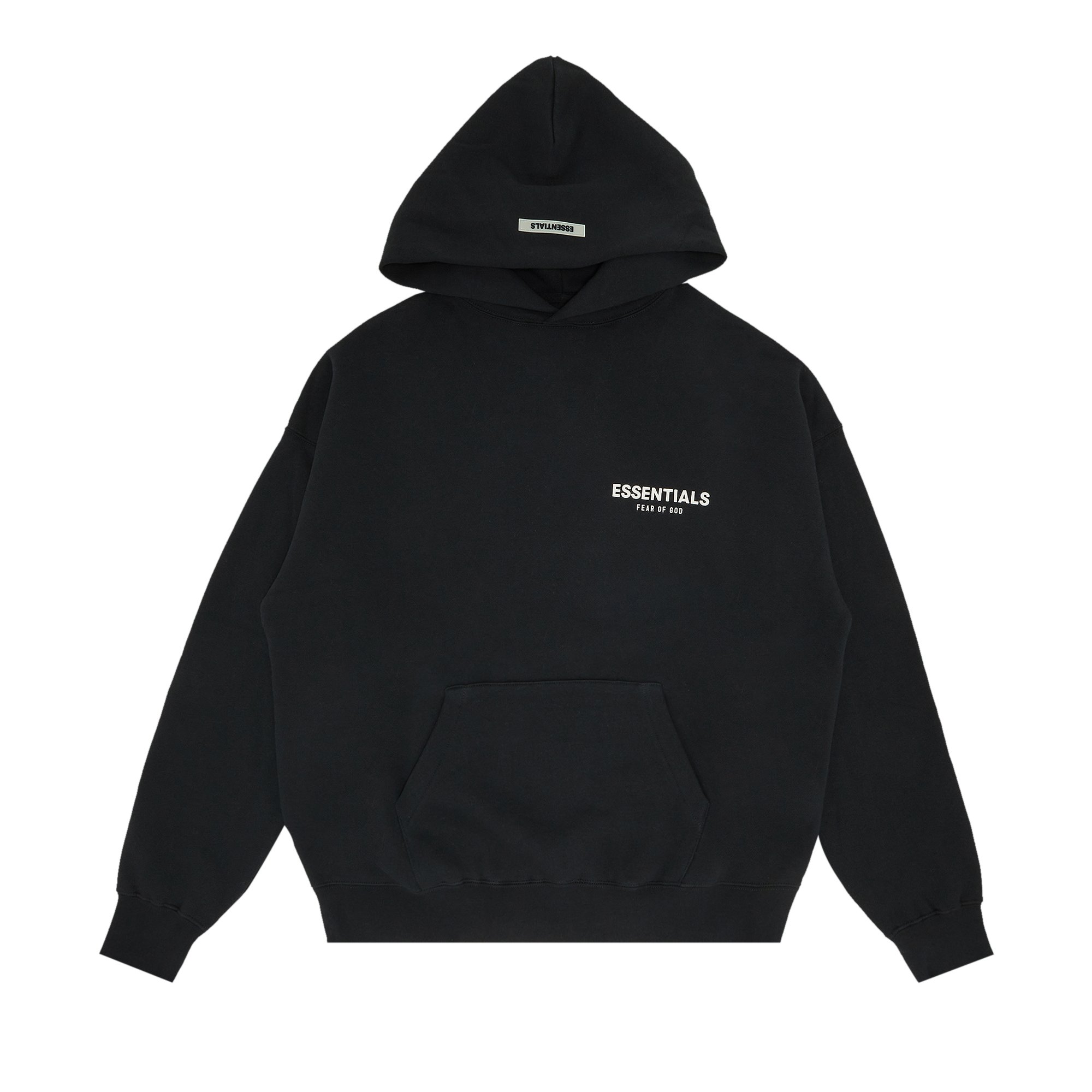 Buy Fear of God Essentials Photo Pullover Hoodie 'Black' - 0192