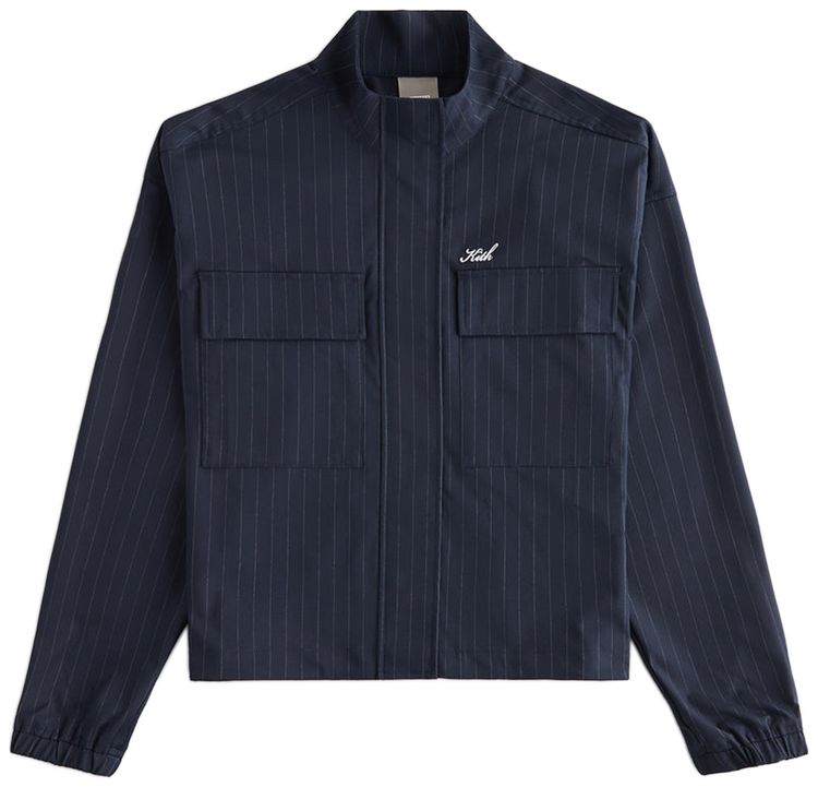 Kith Women Harvey Pinstripe Jacket Pinstripe Navy