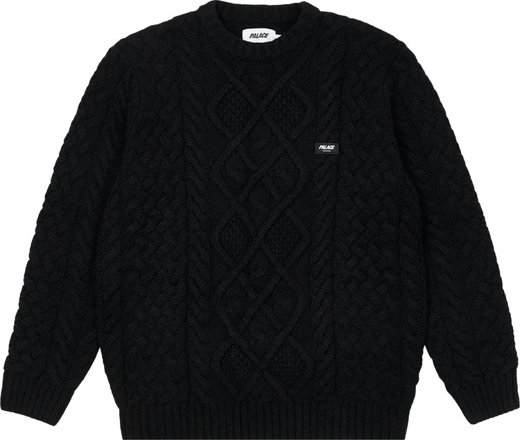 Palace Cable Knit 'Black'