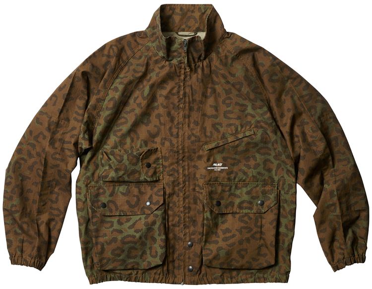 Palace x Engineered Garments Ripstop Washed Track Jacket Cheetah