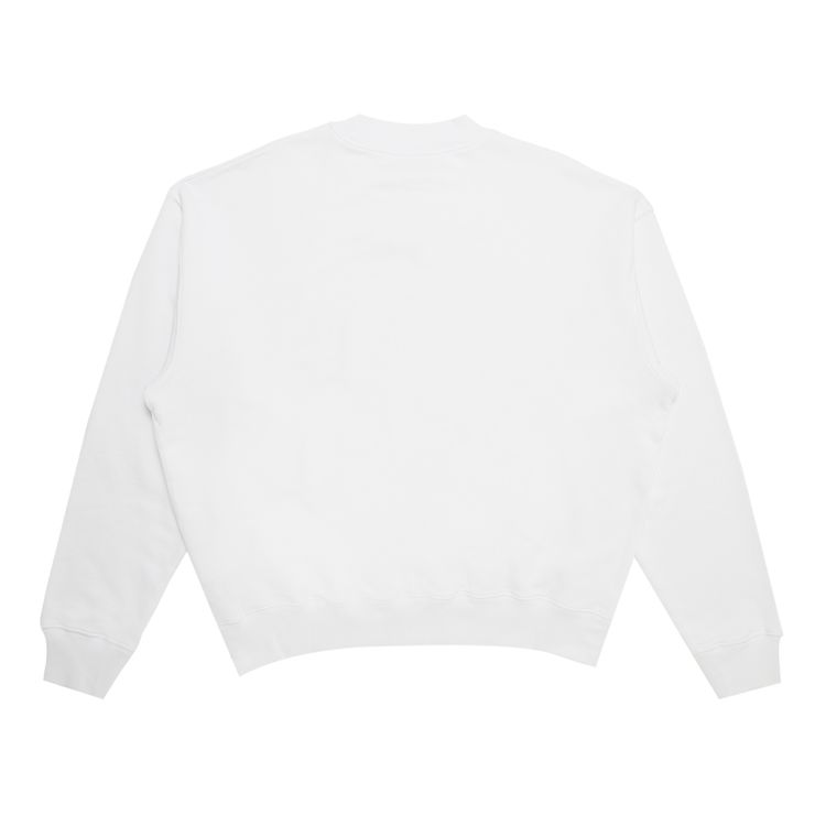 Off White Logo Printed Long Sleeve Sweatshirt WhiteBlack