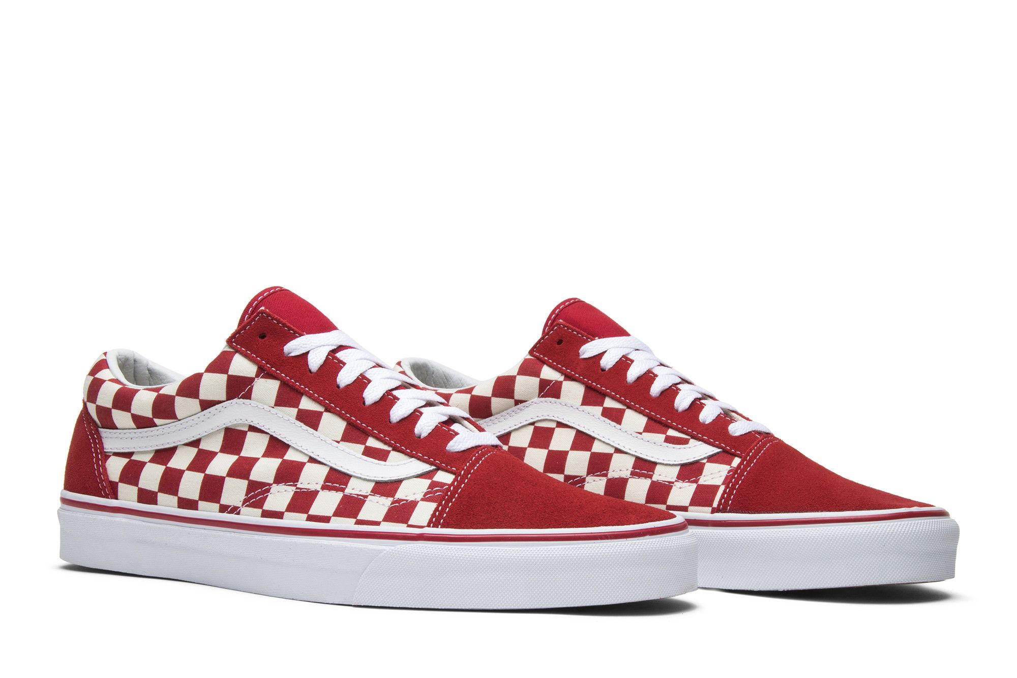 Buy Old Skool Red Checkerboard VN0A38G1P0T GOAT AU