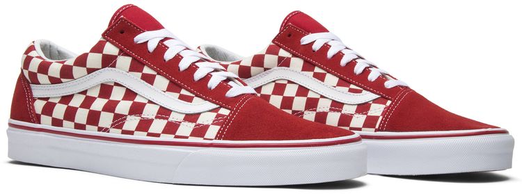 Vans Old Skool Red Checkerboard