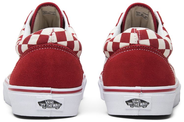 Vans Old Skool Red Checkerboard