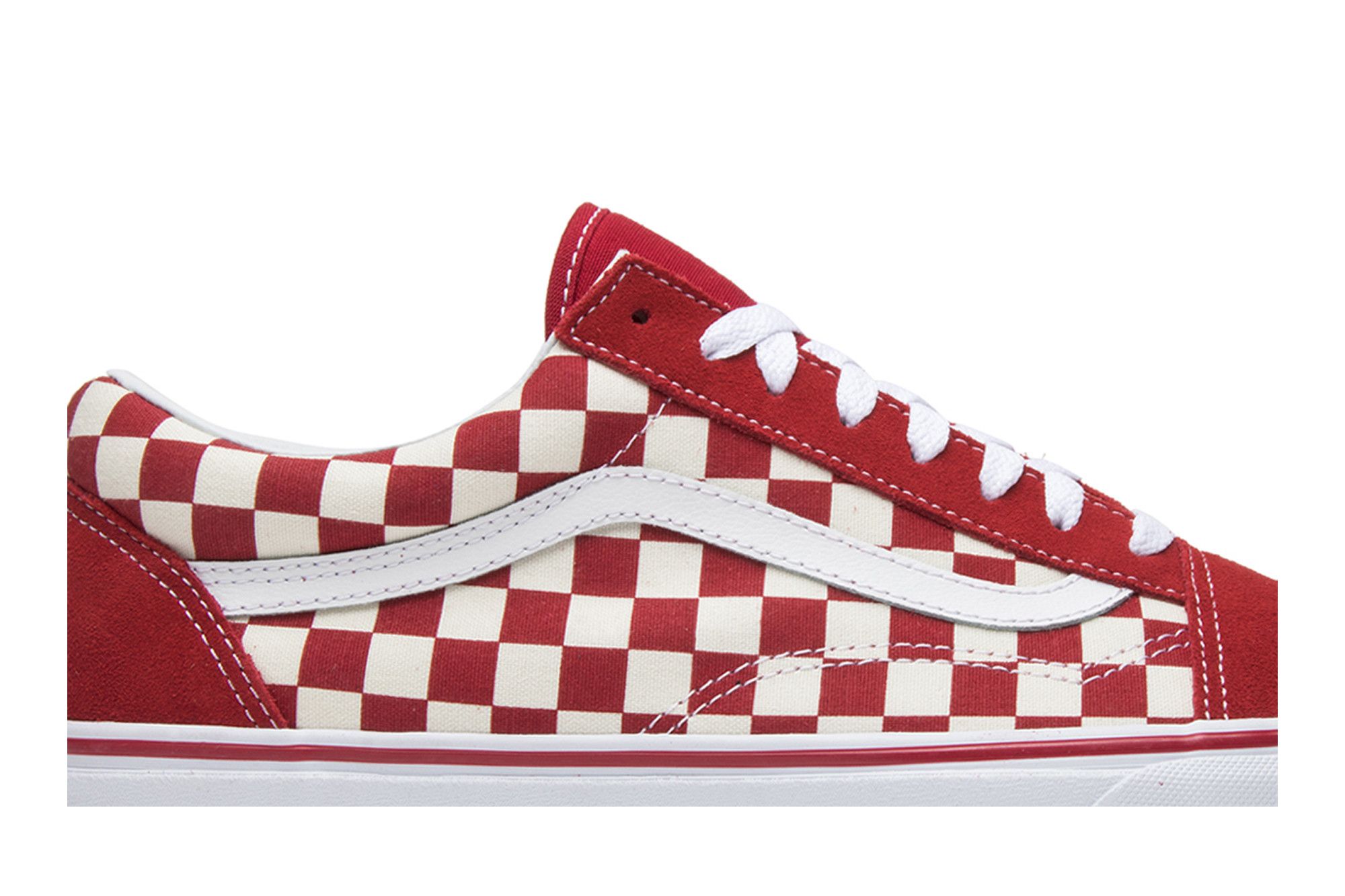 Buy Old Skool Red Checkerboard VN0A38G1P0T GOAT