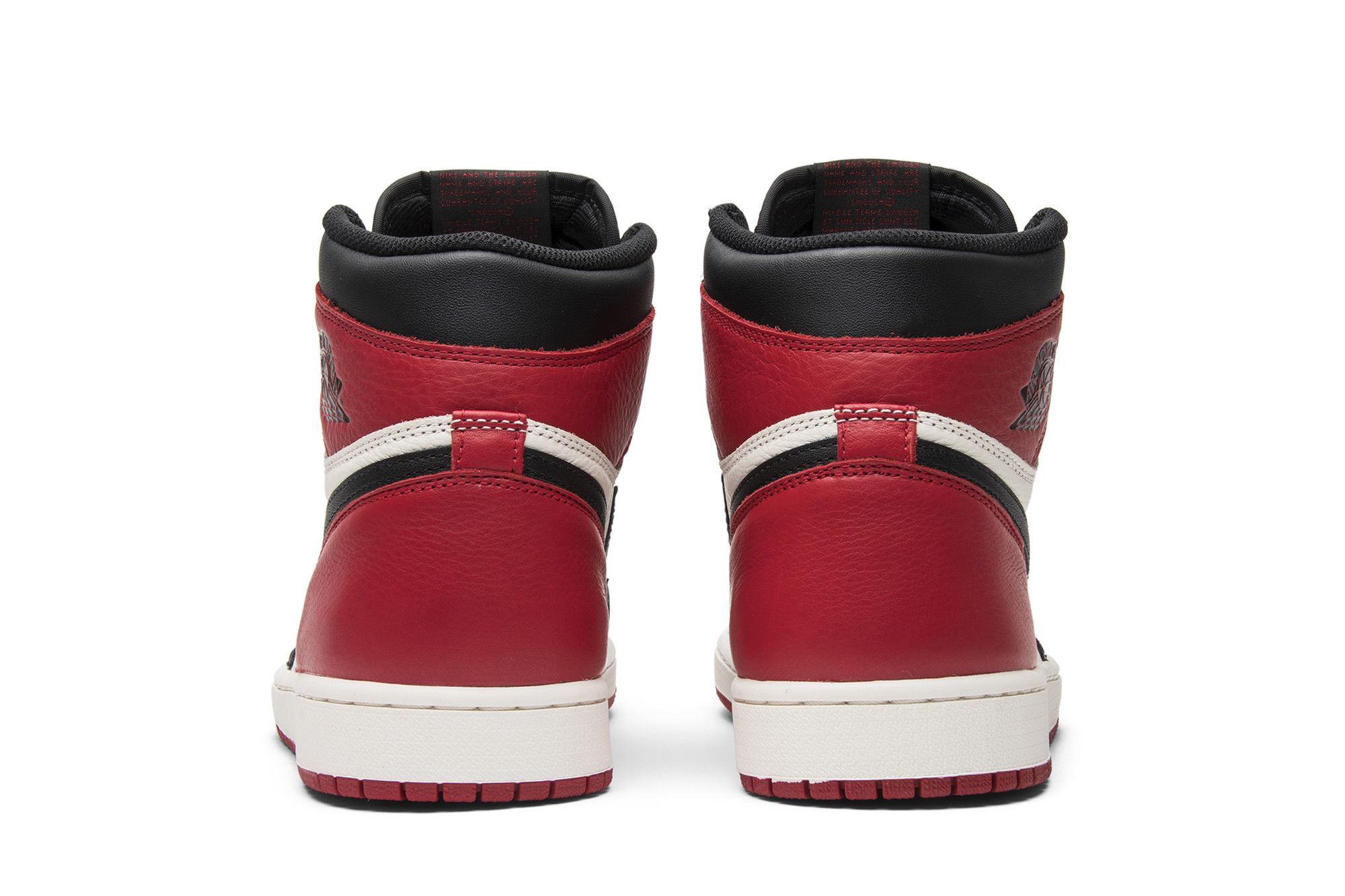 Jordan 1 bred toe retail price clearance
