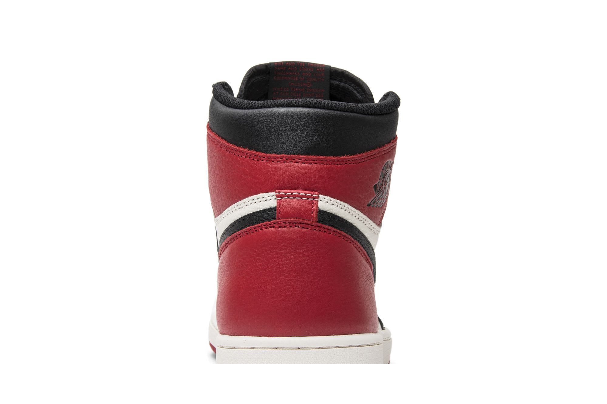 Jordan 1 bred toe 2018 cheap