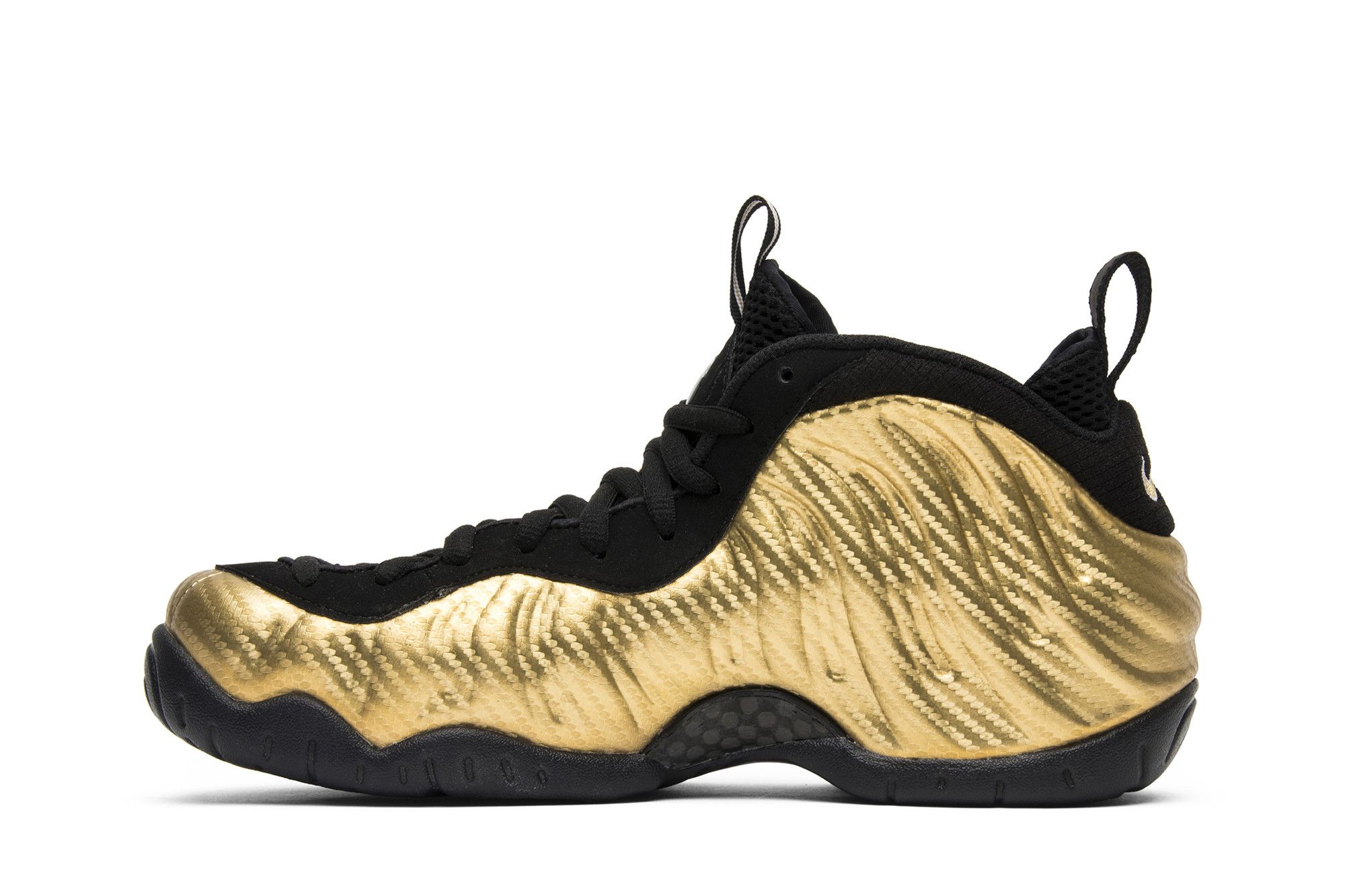 Kids gold foamposites best sale