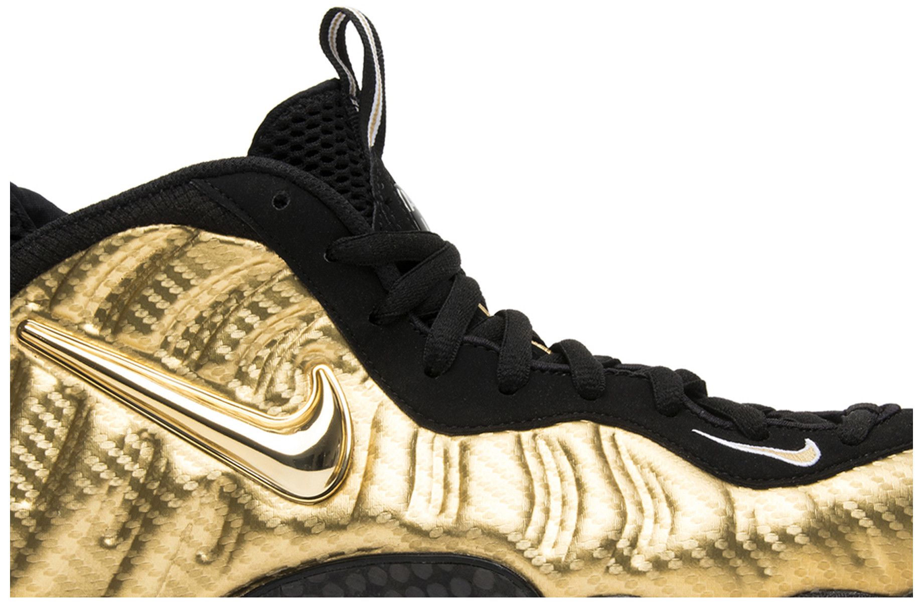 mens gold foamposite