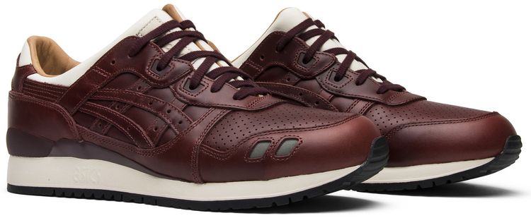 Packer Shoes x JCrew x ASICS Gel Lyte 3 1907 Collection Oxblood