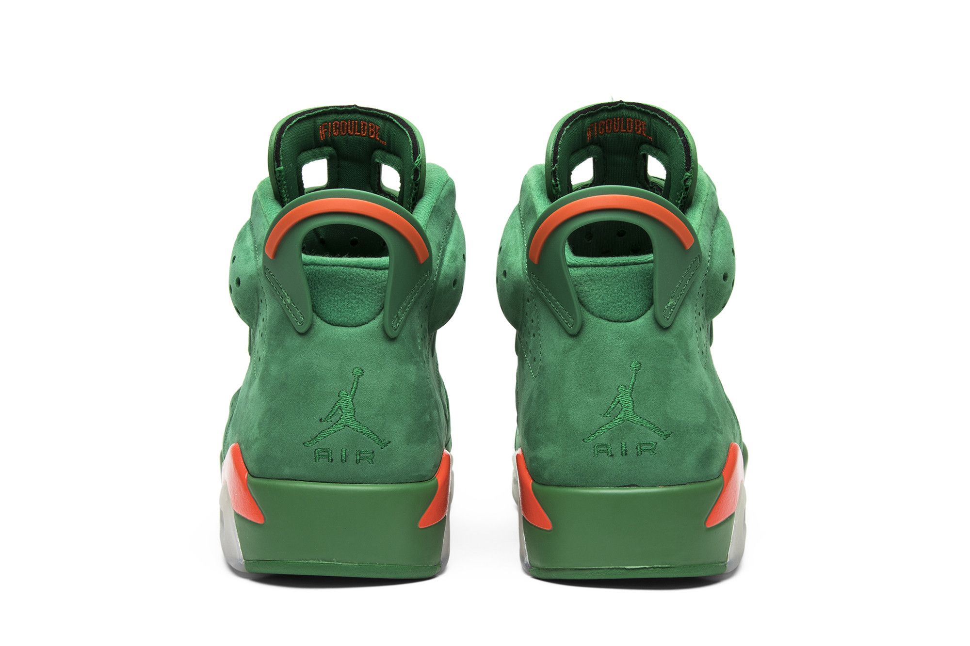 Green jordan 6 suede top