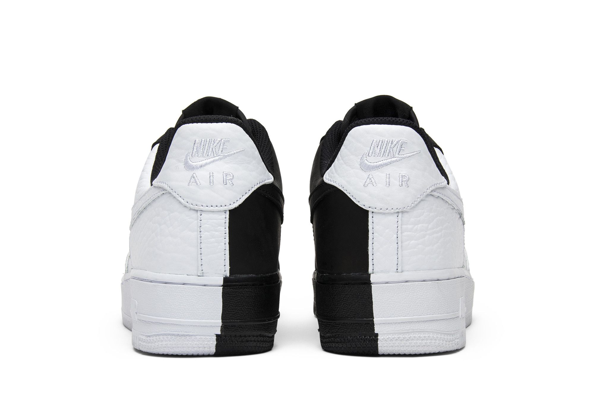 Half white half black af1 outlet