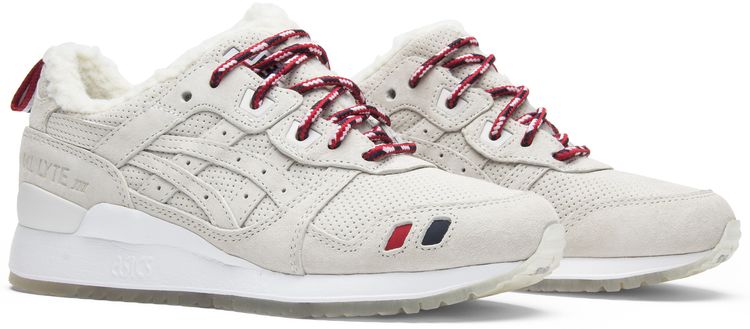 Kith x Moncler x ASICS Gel Lyte 3 Cream