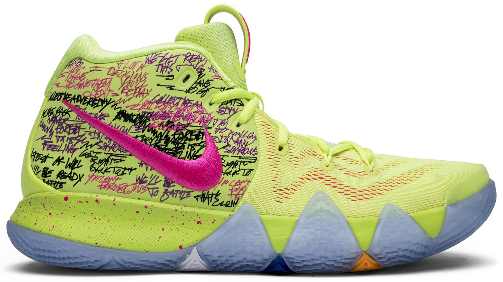 kyrie 4s white