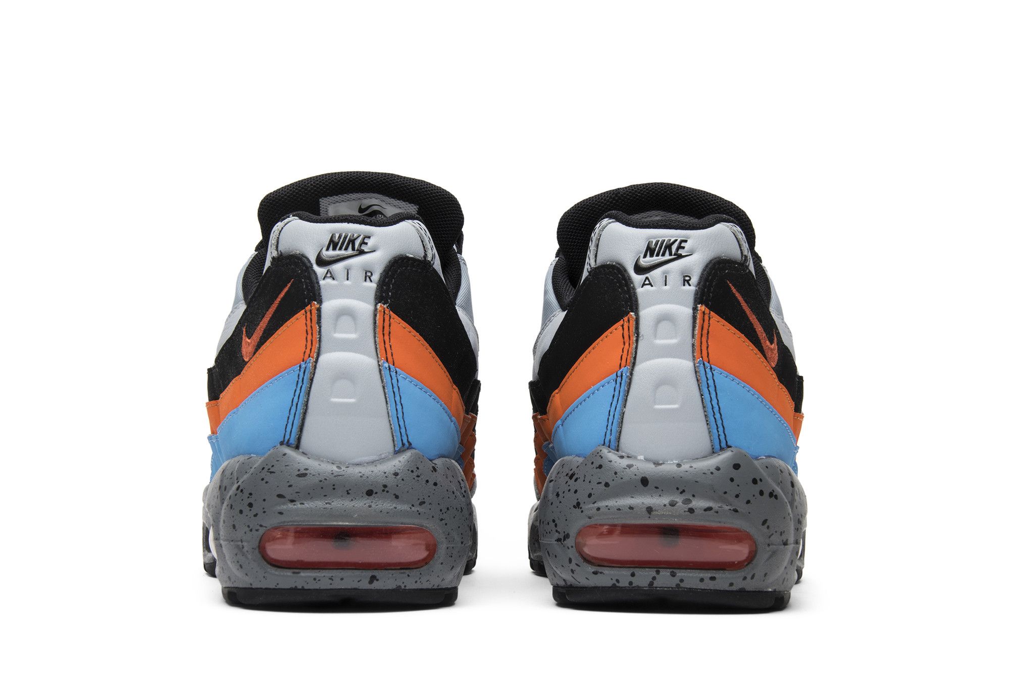 Nike air max 95 premium wolf grey orange & blue top