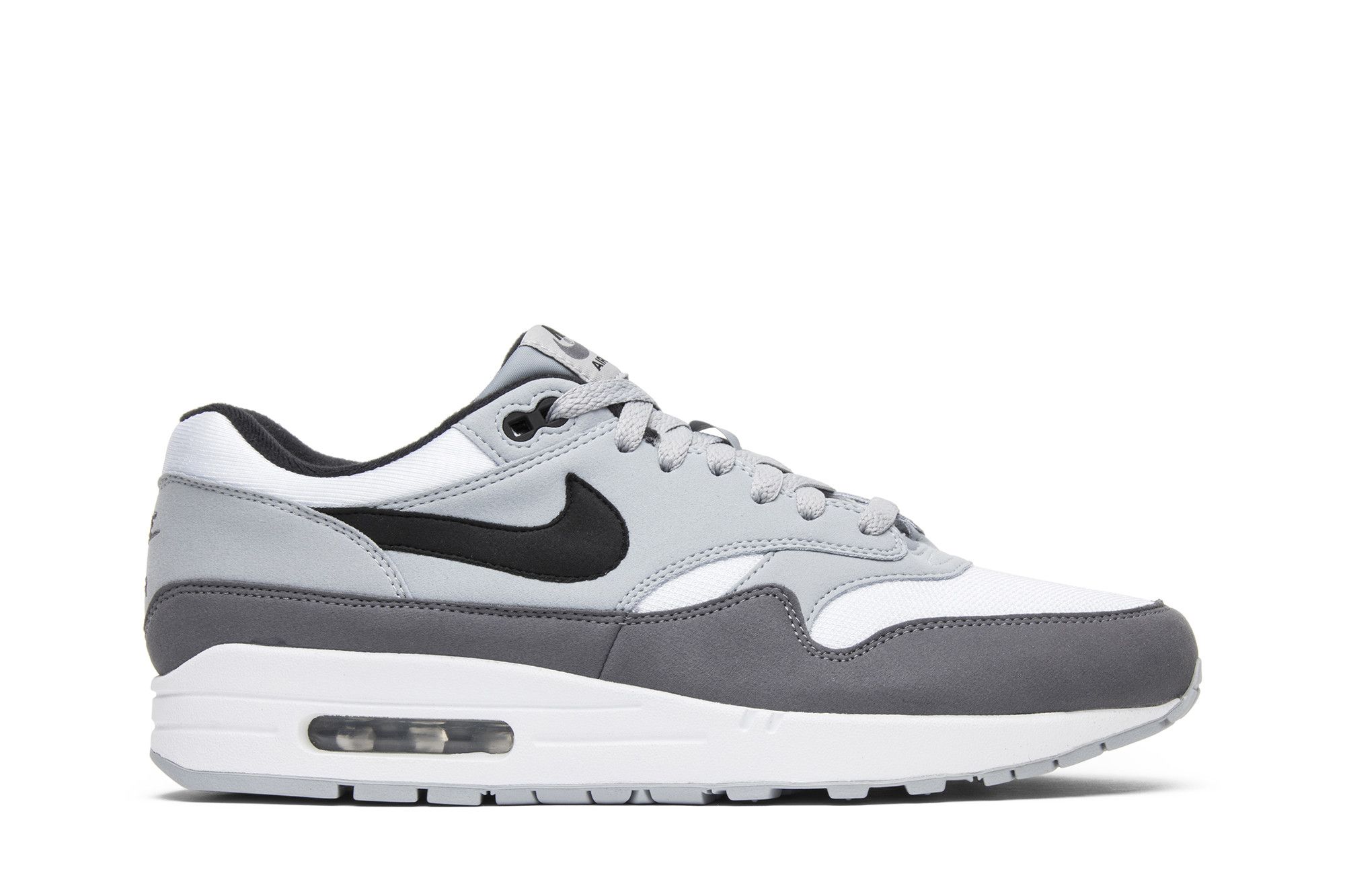 Air max 1 cheap white black wolf grey