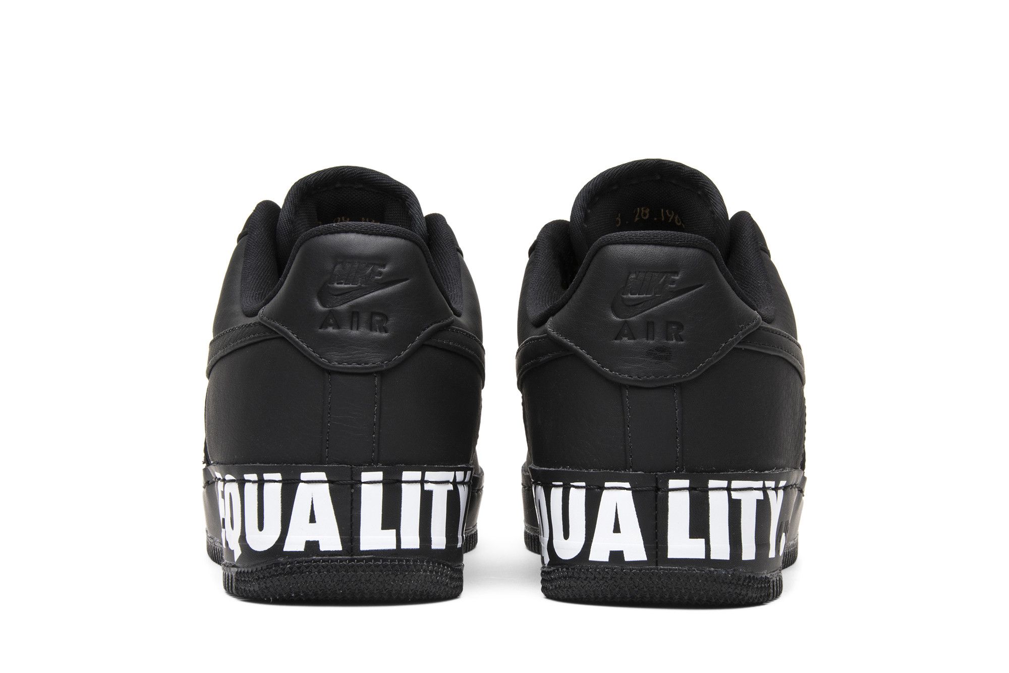 Black air force 1 equality top