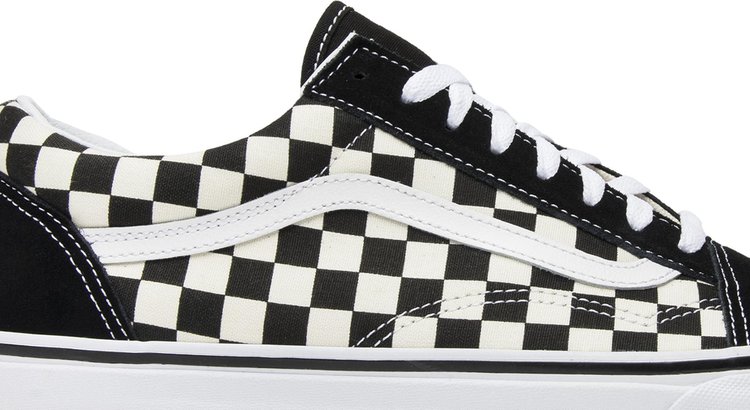 Old Skool Black Checkerboard