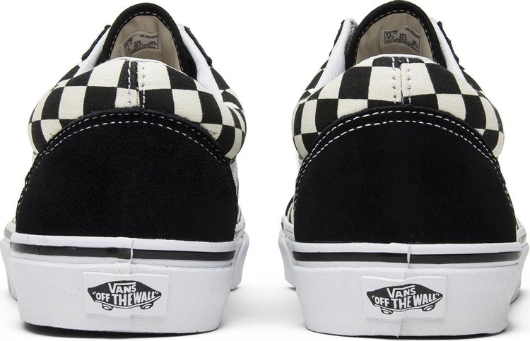 Old Skool Black Checkerboard