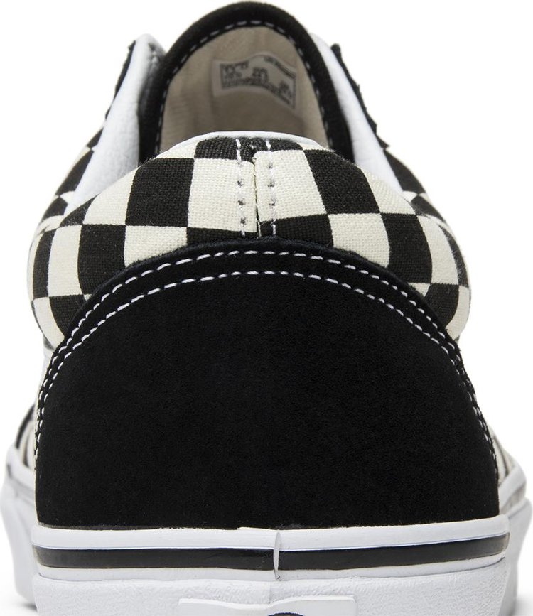 Old Skool Black Checkerboard