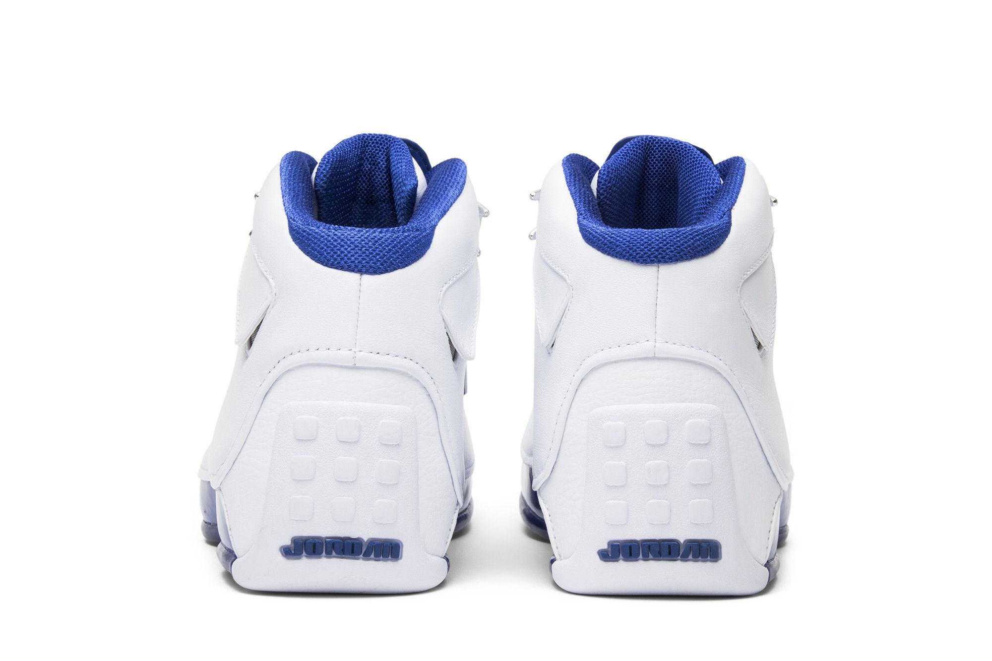 white blue jordan 18