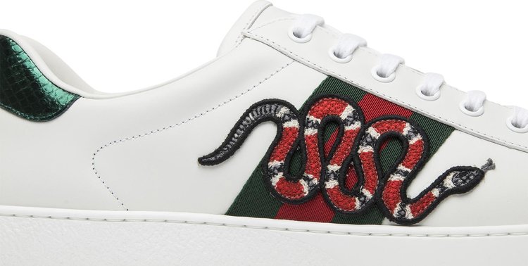 Gucci Ace Embroidered Snake